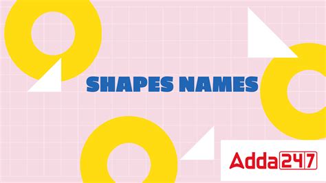 Shapes For Kids With Names