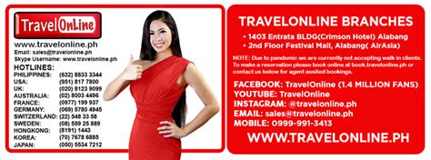 CONTACT US - TravelOnline Philippines