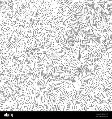 Topographic map contour vector mountain geographic relief background. Contour map terrain Stock ...