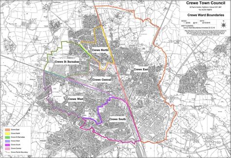 Ward Map - Crewe Town Council