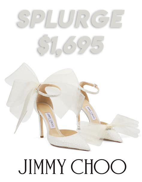 Jimmy Choo Bow Heels Dupe: Wedding Shoes With No Price Tag Blues