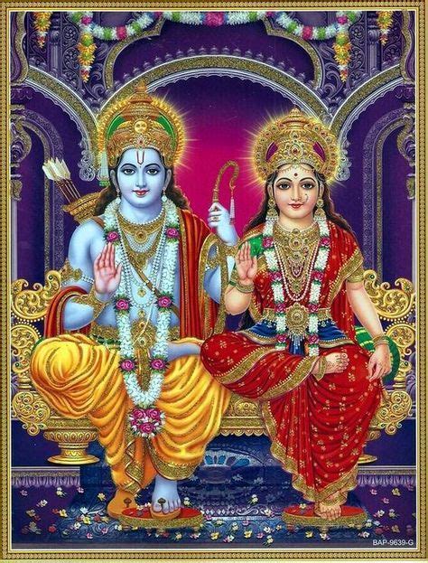 Lord Rama and Sita Blessing | Lord rama images, Rama image, Hanuman pics