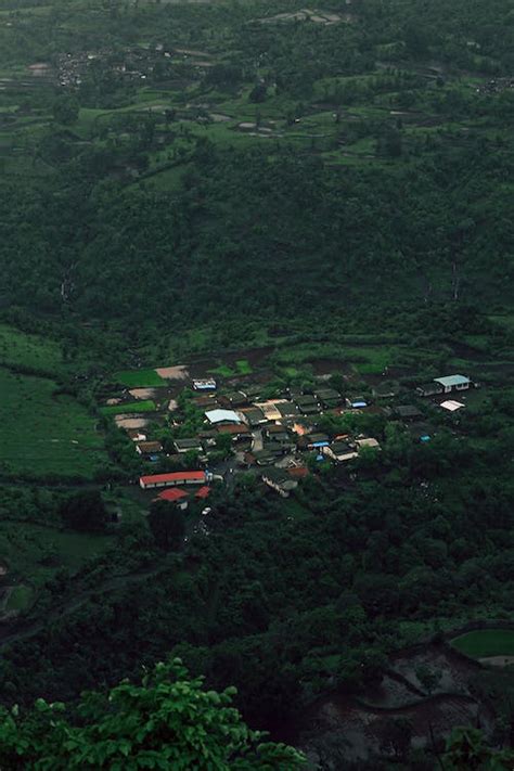 Aerial View of a Village · Free Stock Photo