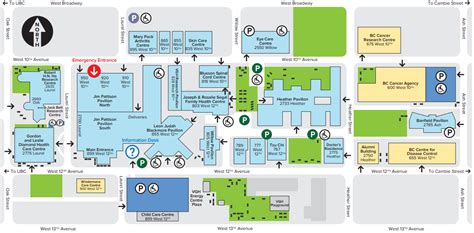 Vgh Jim Pattison Pavilion Map - Connie Celestina