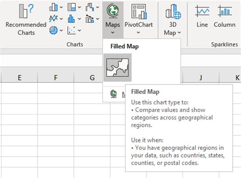 How to Make a Filled Map Chart in Excel - Business Computer Skills