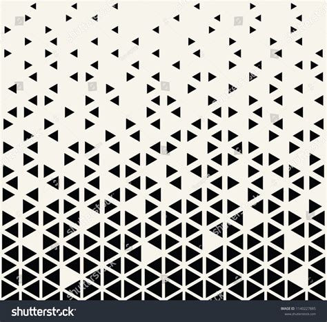 Abstract Seamless Geometric Triangle Pattern Vector Stock Vector (Royalty Free) 1140227885