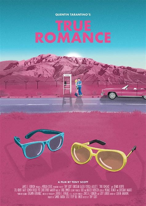 True Romance by Phil Shelly - Home of the Alternative Movie Poster -AMP-