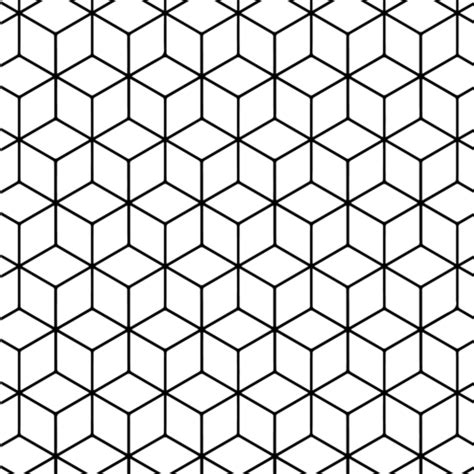 Geometric Tessellation with Rhombus Pattern coloring page | Free Printable Coloring Pages