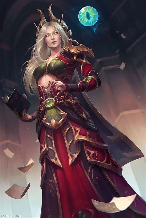 HD wallpaper: digital art, artwork, video games, women, Warcraft, Blood Elf | Wallpaper Flare