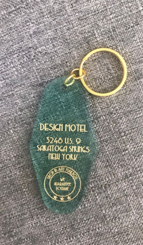 Personalized Keychain Vintage Motel Keychain Fun Wedding | Etsy