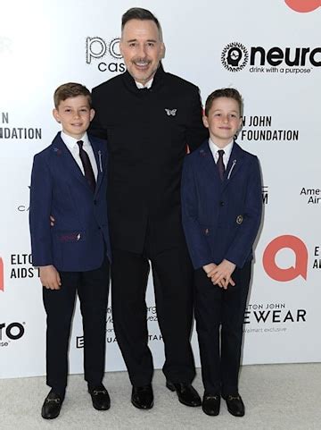 Elton John's sons look so grown up in new photo with David Furnish! | HELLO!