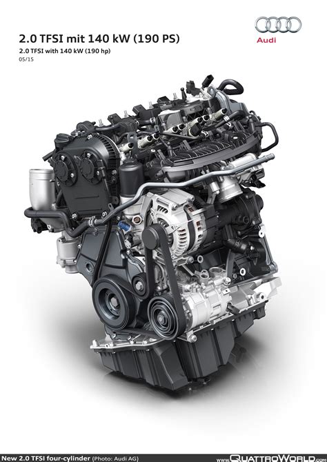 2016 B9 Audi A4 2.0 TFSI Engine in detail - QuattroWorld