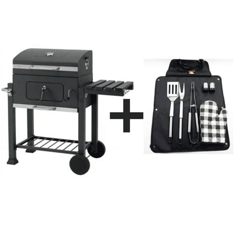 Luxury Free Standing BBQ + 7 Piece BBQ Accessories Set - Gas Equipment Direct