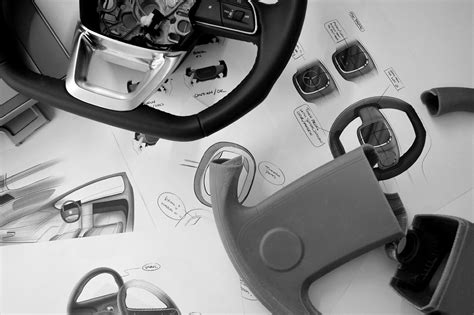 State-of-the-art steering wheel concept comes with touch-sensitive inputs and a recyclable ...