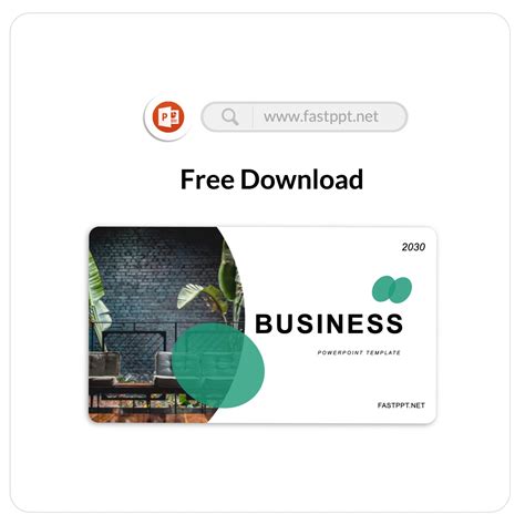 Free-Green Business Design PowerPoint Template – Original and High Quality PowerPoint Templates