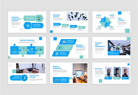 Animated Business Analytics PowerPoint Presentation Template - Graphue