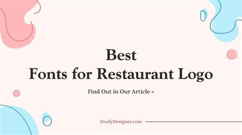 26 Best Fonts for Restaurant Logo That Marinate in Style