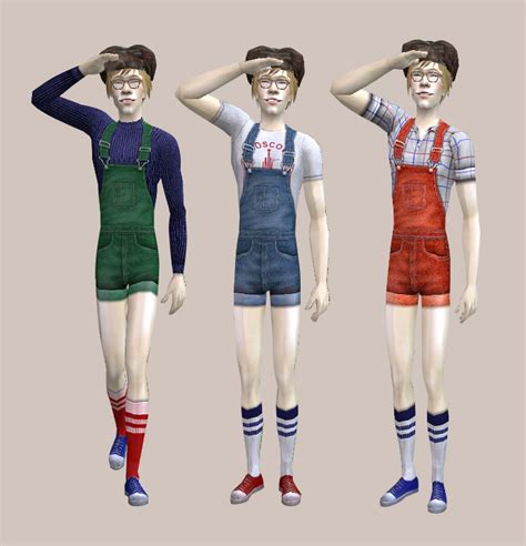 Sims 4 Overalls Male