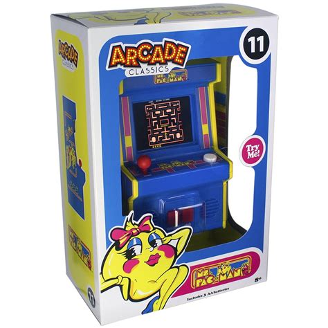 Refurbished Arcade classics ms pac-man mini arcade game - Walmart.com - Walmart.com