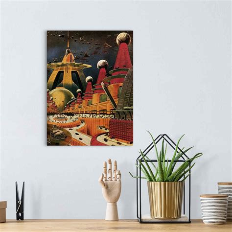 Sci Fi - Future Atomic City Wall Art, Canvas Prints, Framed Prints, Wall Peels | Great Big Canvas