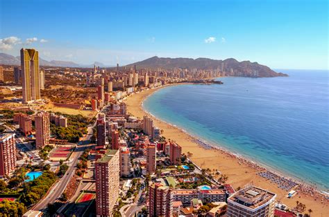 Aerial view of Benidorm, Spain - Pure Vacations