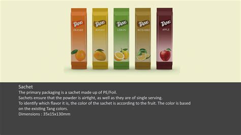 Packaging Design - Tang Drink Mix on Behance