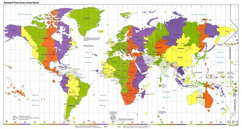 World Map With Time Difference - Gennie Clementine