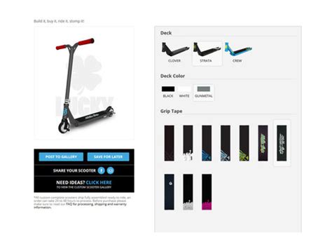 Custom Pro Scooter Builder