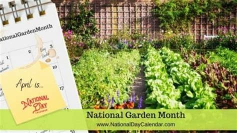 NATIONAL GARDEN MONTH - April - National Day Calendar