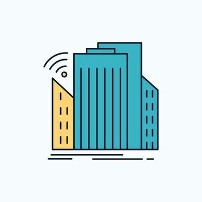 Smart Building Icon Vector Art, Icons, and Graphics for Free Download