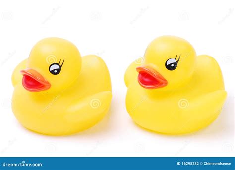 Two Yellow Rubber Ducks Stock Photography - Image: 16295232