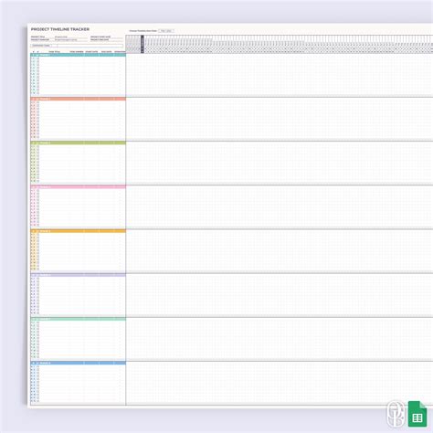 Project Timeline Tracker Gantt Chart Task Tracker to Do List Project Management Google Sheets ...