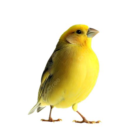 Canary Bird Isolated White Background, Canary, Bird, Animal PNG Transparent Clipart Image and ...