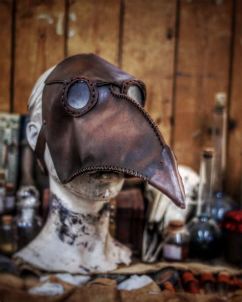 Plague Doctor Bird Mask Long Nose Steampunk Bubonic Plague - Etsy