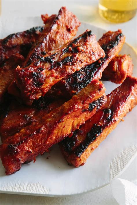 Spicy Marinated and Grilled Spare Ribs | Spoon Fork Bacon