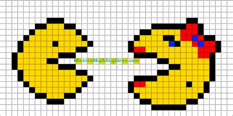 Minecraft Pixel Art Templates: Pacman | Pixel art templates, Pixel art, Minecraft pixel art