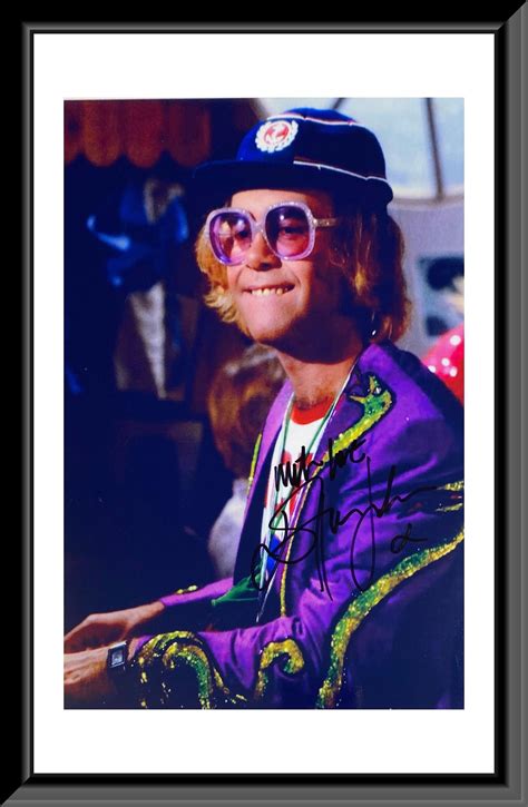 Elton John Signed Photo - Etsy