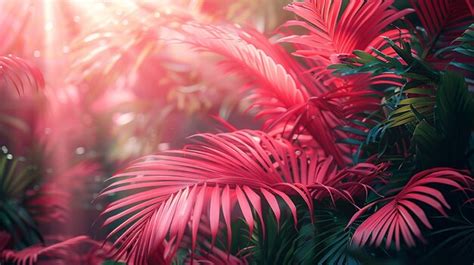 Premium Photo | Summer Tropical Leaves Background