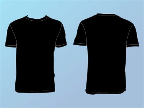 Basic T Shirt Template Vector Art & Graphics | freevector.com