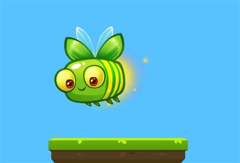 Educational game for kids. IOS app for kids. Professional game graphics. Bee animation. Insect ...