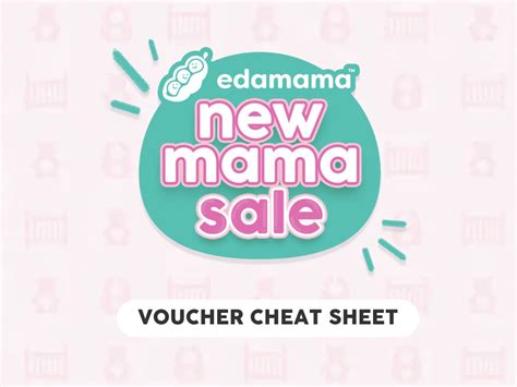 New Mama Sale's Voucher Cheat Sheet