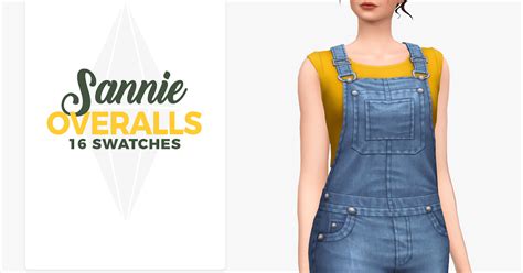 Sims 4 Male Overalls CC