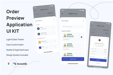 Investment Order Preview iOS App Template, UX and UI Kits ft. mobile & app - Envato Elements