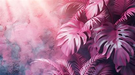 Premium Photo | Summer Tropical Leaves Background