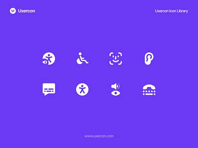 Accessibility Icon by Uxercon | Perfectly Icon Library on Dribbble