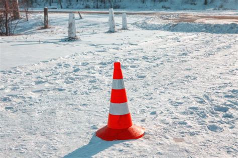 Road warning sign stock photo. Image of street, construction - 137653282