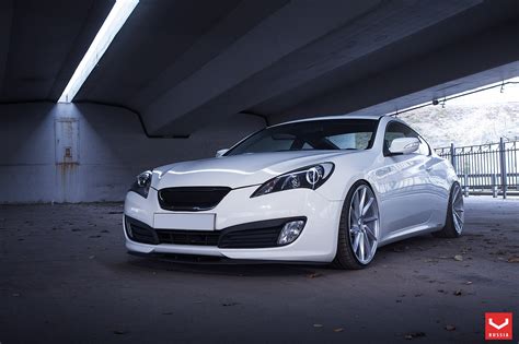 Custom Parts Add a Touch of Style to White Hyundai Genesis Coupe — CARiD.com Gallery