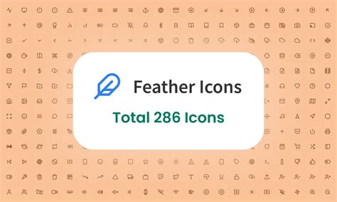 Icon Design System - Feather Icons | Figma