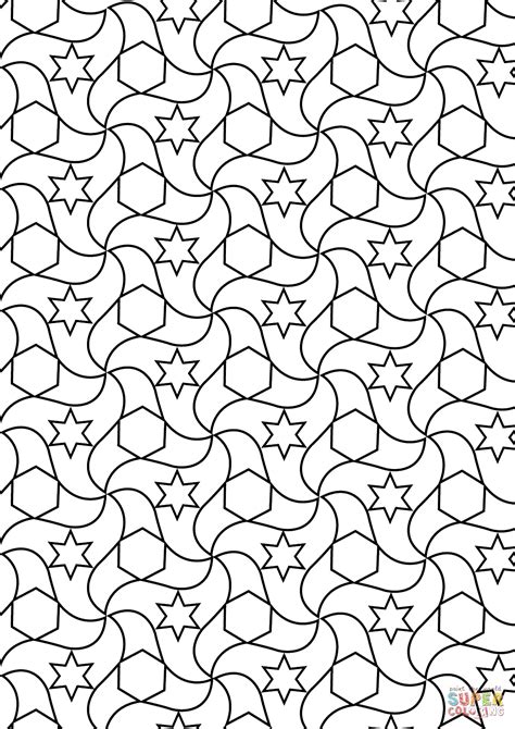 Printable Tessellation Coloring Pages - Printable Word Searches