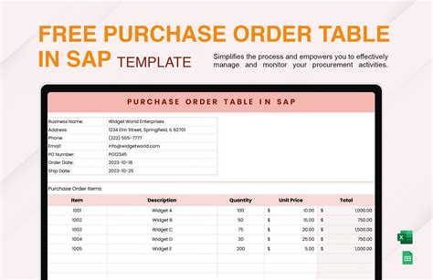 FREE Purchase Order Sheet Template - Download in Word, Google Docs, Excel, PDF, Google Sheets ...